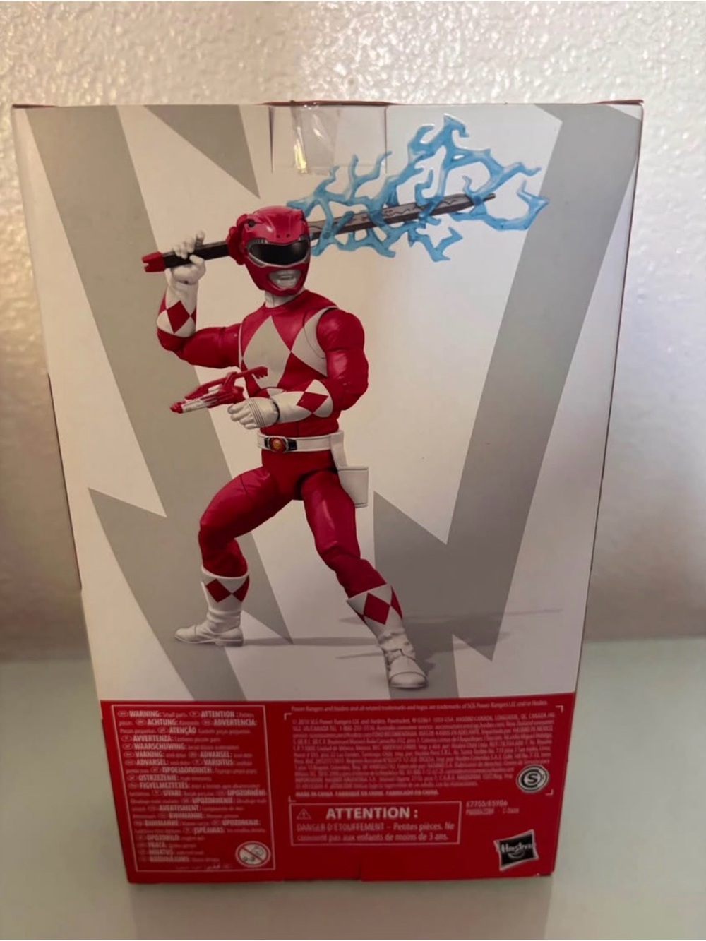 Power Rangers Lightning Collection Mighty Morphin Red Ranger Hasbro - Picture 2 of 4